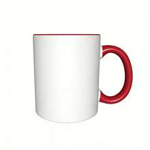 [Nombre personalizable] Regalo de graduación 1 unidad Taza de cerámica de 325 ml (11 oz) con interior de color y diseño de estrella "Felicitaciones por tu graduación" | Taza de café reutilizable para bebidas frías/calientes - Excelente regalo para el día de la graduación, eventos universitarios, regalo para gradua - Blanco - Ver 3