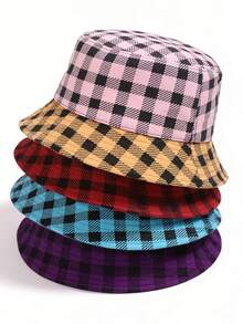 1块深色格子布，涤纶印花布，手工DIY缝纫材料 - 多色 - 查看 3