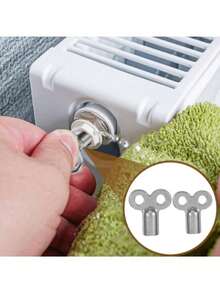 1/3/5pcs Durable Zinc Alloy Radiator Vent Key | Suitable For HVAC Valves | High Quality, Adopts EU Standard Connection Thread | Ideal For Pipe Maintenance, Neutral Fit, Ventilation Key - one-size - View 3
