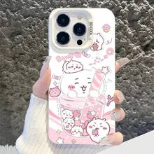Funda de teléfono con diseño de dibujos animados C-Chiikawas para iPhone 17 16 15 14 13 12 11 Ais, Pro, Max, Plus, anticaída, con cubierta trasera mate. - CYW-363YJJ020283A3 - Ver 3