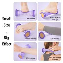 Con lăn massage chân, bóng massage yoga, dụng cụ massage chân, chăm sóc thư giãn cơ bắp, dụng cụ massage chân bằng nhựa cầm tay. - Nhiều màu - Xem 3