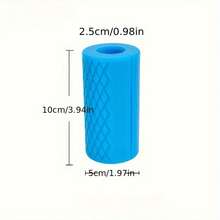 Silicone Fitness Grip Sleeve, Multiple Colors Available, Suitable For Dumbbells And Barbells, Non-Electric, Durable Sports Handle, Gym, Daily Exercise - Multicolor - View 3