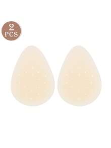 1 Cặp miếng dán nâng ngực silicon hình giọt nước, thoáng khí, có thể tái sử dụng, chống thấm nước, thích hợp cho váy hở lưng, váy cưới và đồ bơi. - Nhiều màu - Xem 9
