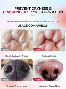 1pc/50g/60g Pet Paw Balm - Moisturizes, Soothes, And Protects Paws & Nose. Gentle, Pet-Friendly Formula Helps Relieve Rough, Cracked Paws And Noses. Provides Year-Round Skin Care For Pets. - Multicolor - View 5