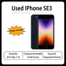 iPhone SE3 5G de Apple usado, SIM única, desbloqueado, pantalla pequeña de 4,7", Touch ID, smartphone compacto y económico, excelente estado. - Multicolor - Ver 13