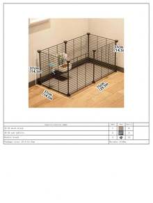 Guinea Pig Fence, Home Use Landscaping Rabbit Supplies Cage, Large Cheap Pet House Small Villa Pet Nest - Multicolor - View 23