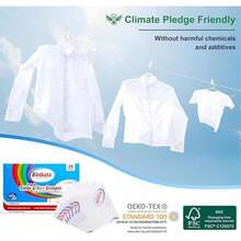 Color Grasper For Laundry 110 Count, Fragrance Free Dye Catcher Essential For Home Use, Dye Guard Grabber Sheets For Laundry In-Wash Sheets - 24 Count (Pack of 1) - 查看 6