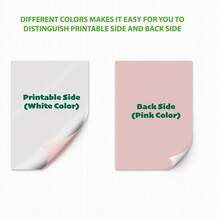 100 Sheets 125gsm Sublimation Transfer Paper, Suitable For Inkjet Printers, Applicable To Various Coated Surfaces, DIY Projects, T-Shirts, Phone Cases, Mugs, Etc. - 125GSM - View 5