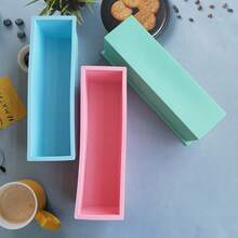 Khuôn vuông bằng silicon, thích hợp để nướng bánh mì nướng, bánh mousse, thạch, bánh pudding và các loại bánh khác. - Xem 4