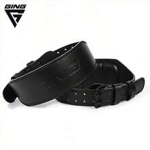 GING Fitness Weightlifting Belt For Squats And Deadlifts, Unisex Bodybuilding Waist Support, Professional Weightlifting Strength Training Sports Protective Gear - Black - View 12