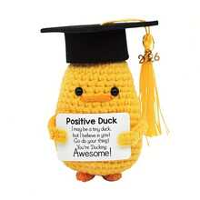 1pc Lovely And Interesting Graduation Gift [Graduation Gift For Students] This Happy Duck Brings Encouragement And Smile To Every Graduate. It Is Suitable As An Interesting Graduation Gift, A High School Graduation Gift Or A University Graduation Gift To Celebrate Their Hard Work And Achievements. - Multicolor - View 1