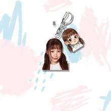 Hearts2Hearts Korean Girl Group High-Quality Keychain, JIWOO, A-NA Merchandise Pendant, Fan Support, Concert, Bag Charm Decoration, Gift For Fangirls - Multicolor - View 16