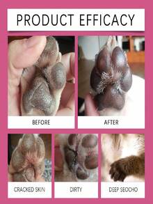 1pc/50g/60g Pet Paw Balm - Moisturizes, Soothes, And Protects Paws & Nose. Gentle, Pet-Friendly Formula Helps Relieve Rough, Cracked Paws And Noses. Provides Year-Round Skin Care For Pets. - Multicolor - View 8