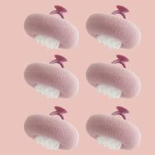 Super Soft Sunflower Suction Cup Bath Ball, 2025 New Exfoliating Bath Sponge Cleaning Brush With Suction Cup, 2-In-1 Sunflower Bath Sponge Ball Exfoliating Body Cleaning Brush, Suitable For Both Men And Women, Sponge Mesh Bag Bath Ball, Men And Women's Shower With Suction Cup - Neutral 2-In-1 Exfoliating Sponge - A - View 20
