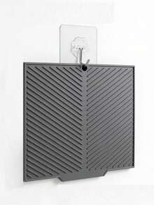1 pieza Alfombrilla de drenaje y secado, alfombrilla de silicona antideslizante para la cocina con ranuras de drenaje, alfombrilla resistente al calor, alfombrilla para mesa de comedor, alfombrilla para escritorio, alfombrilla para escurridor de fregadero, alfombrilla de secado rápido adecuada para ollas y platos, alfombrilla protectora para encimera de cocina de alta resistencia - Multicolor - Ver 10