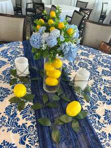 48pcs Artificial Lemon With Leaves, 2 Sizes 3.5" And 2.8", Realistic Yellow Lemon Decor For Bowl, Tabletop, Kitchen, Summer Decoration - Multicolor - View 8