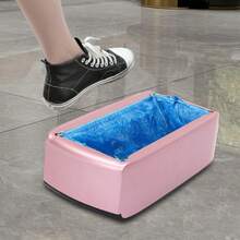 SanBouSi Shoe Cover Machine, Home Shoe Covers Machine Automatic Shoe Covers Dispenser, - Purple - View 11