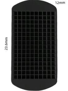 1pc 160 Grids Silicone Ice Tray Silicone, 160 Grids Ice Tray 0.39inch Small Square Ice Tray Crushed Ice Ice Tray For Restaurant - Xem 2