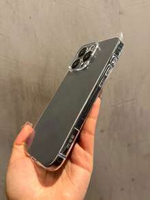 1个透明猫耳手机壳，1.5毫米厚软TPU气囊防摔壳，带挂绳孔，兼容 17/17 Pro/17 Pro Max/Air/16/16 Pro/16 Plus/16 Pro Max/15 Pro Max/11/12/13/14/15 Plus/15 Pro/14 Pro/13 Pro - 無色 - 查看 5