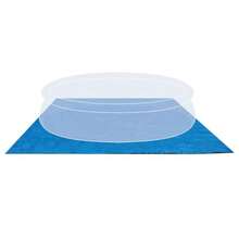 Intex Pool Ground Cloth for 8ft to 15ft Round Above Ground Pools - Azul / Patchwork - Ver 6