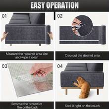 Cat Scratch Furniture Protector, Self-Adhesive Sofa Anti-Scratch Protector, Durable Cat Scratch Post Carpet, Trimmable Sofa And Wall Protector Pads, Cat Scratch Board, Soft And Fluffy, Room Decor, Home Decor, Home - Multicolor - View 6