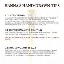 Multi-Color Henna Tattoo Kit, Includes 18 Reusable Templates | Pre-Mixed Natural Temporary Tattoo Ink For Body Art | Waterproof & Smudge-Proof, Long-Lasting | DIY Set Suitable For Beginners, Great For Parties, Festivals, Halloween And Weddings - Multicolor - View 9