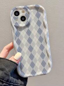 1 miếng dán màn hình điện thoại họa tiết hình học chuyển sắc, sọc, viền lượn sóng, tương thích với Apple 7/8/X/XR/XS Max/11/12/13/14/15/16/17 Pro Max, Galaxy A14/A15/A16/A17/A04/A05/A06/A07/A54/A55/A56/A57/A34/A35/A36/A37/S26/S26 Plus/S26 Ultra, Transsion SMART7/8/9/10 - màu trắng kem - Xem 3