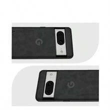 适用于 Pixel 6、6 Pro、6A、7、7 Pro、7A、8、8A、8 Pro、9、9 Pro、9A、10、10 Pro、10 Pro XL、10A 的真皮手机壳 - 黑色 - 查看 5