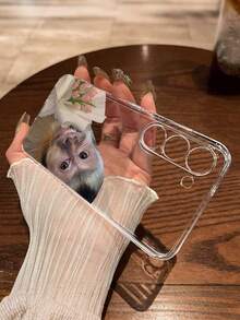 Expression Monkey 彩绘艺术科技风透明印花防震加厚手机壳，兼容 17/17 Pro/17 Pro Max、16/16 Pro Max/15/XR/7/8、15 Pro Max/12 Pro Max/13 Pro Max/14 Pro Max、13/14/11/12/P14、P11、P12、XS/XR/7/8/P、7/8 Plus、S25、S26、A13 4G、A22、A21S、A51 4G、A52、S22 Ultra、A33 5G、10、Note 11 4G、11 Lite、A53、A14、A23、S23 Ultra、S24、A14、A15、S23、A73、A15、A34。 - 彩色 - 查看 6