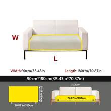1pc Ice Silk Breathable Comfortable Sofa Cushion, Solid Color Minimalist Elegant, Anti-Slip Seat Pad, Fits 1-4 Seater Sofa Protector, Anti-Pet Stain, Home Decor, Suitable For All Seasons - Multicolor - View 17
