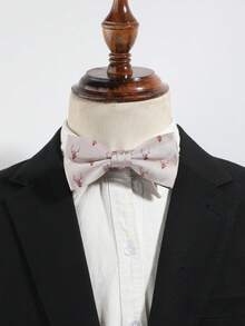 1pc Fashionable Deer Head Pattern Bow Tie For Men, Versatile For Daily, Commuting, Outing, Party Matching,Accessories,Festival - Multicolor - View 7