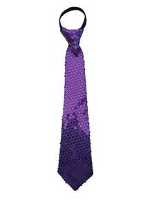 1/4 piezas D EXCEED Conjunto de accesorios disco de los años 70 para hombres, corbata de lentejuelas adecuada para cóctel, evento formal, fiesta de disfraces, fiesta disco, actuación en el escenario - Multicolor - Ver 17