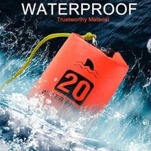 Juego de 4 unidades 2 en 1 de anclaje de arena y  flotante bolsa de anclaje para kayak impermeable para lago playa embarcaciones embarcaciones senderismo camping deportes - Naranja - Ver 5