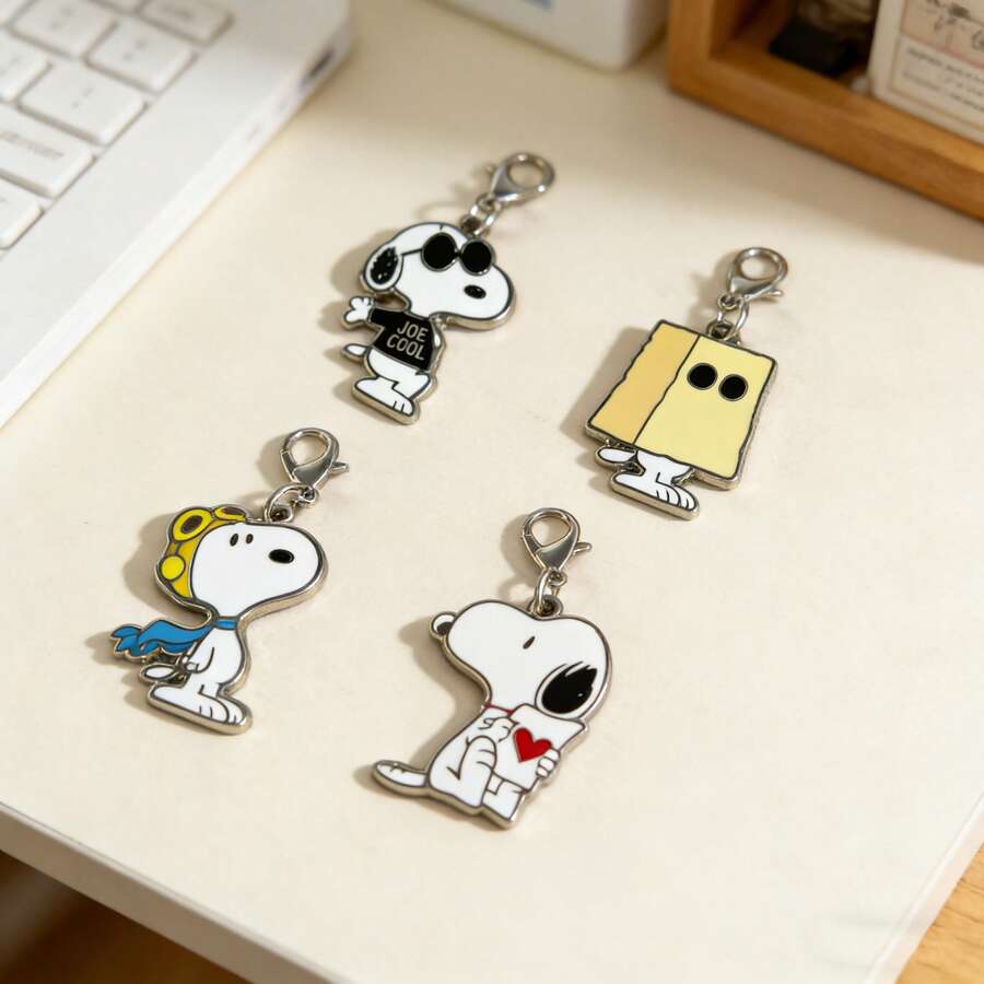 1pc 2026 New Popular Snoopy Sweet And Cool Pendant, With A And Cute Appearance That Is Super Eye-Catching! Exquisite And Textured In Design, It Is Versatile In Hanging Bags, Keys, And Mobile Phones, Capturing A Sweet And Cool Style. - Multicolor - View 1
