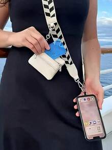 Reißverschluss-Tasche Handy Lanyard Geldbörse Handy Lanyard Geldbörse & Clip Umhängetasche Geldbörse Handy Lanyard, alles aus Polyesterfaser gefertigt, geeignet für alle Smartphones - Verschiedenfarbig - Übersicht 4