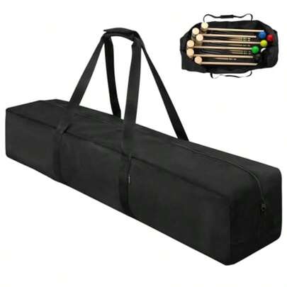 Cosmos - Juego de croquet de 40 pulgadas bolsa de transporte de croquet mazo de croquet organizador de bate de portero para sostener 6 jugadores bolsa de viaje portátil