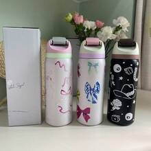 32 Oz Cup Boneyard Vacuum  Water Bottle Drinkware Tumbler Stainless Steel Thermal Mug Original Owalaowala Cold Hot Cup - Nhiều màu - Xem 2