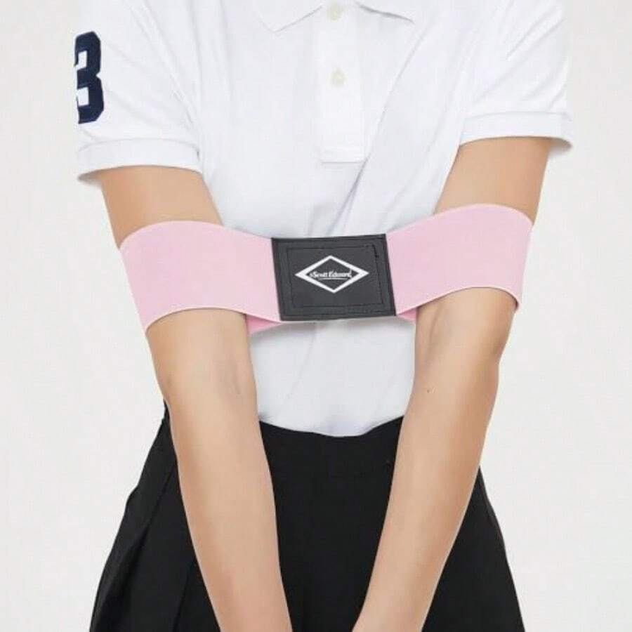Banda de swing profesional de golf para brazo y pierna. Ayuda de entrenamiento para principiantes de golf unisex/Pro Golf Swing Band for Arm and Leg.Training Aid for Golf Beginners Unisex - Rosado - Ver 1