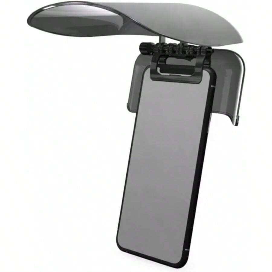 2pcs Portable Phone Screen Sunshade, Foldable And Anti-Glare Phone Screen Cover, Suitable For Outdoor And Beach Use, Privacy Viewing Protection Cover, Compatible With Various Phone Models, Easy Installation Multi-Angle Design - A - View 1