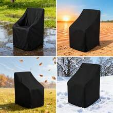 Funda protectora para sillas de exterior, de varios tamaños, resistente a los rayos UV, para muebles de patio - Multicolor - Ver 3