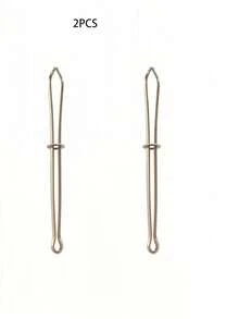 2/1pcs Elastic Threading Tool - A Flexible Spring-Loaded Drawstring Aid. This 2-In-1 Elastic Threader Is Suitable For Various Needlework And Is An Essential Tool For Home Sewing. This Multi-Functional Threading Aid Can Also Be Used As A Cord Guide. With A Spring-Loaded Design, This Sewing Accessory Is A Must-Have, Especially Indispensable When Making Halloween Costumes. - Multicolor - View 12