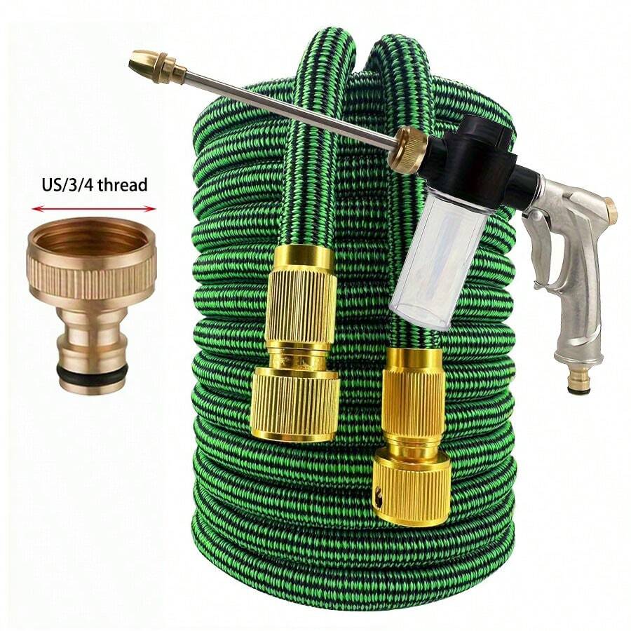 1件套可伸缩水管，适用于洗车和园艺的柔性水管 - B - 查看 1