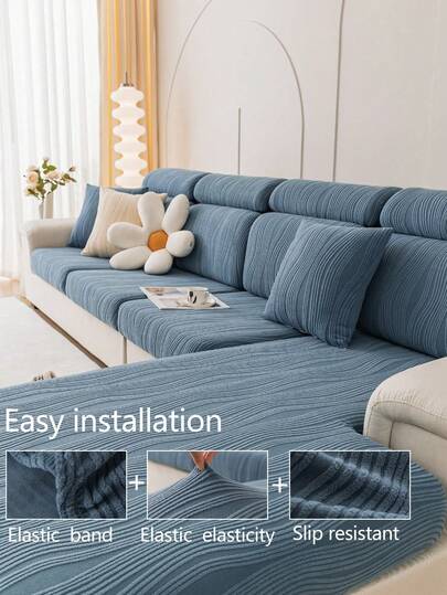 1 tấm bọc ghế sofa co giãn, dày dặn, ấm áp, chống trượt, phủ kín toàn bộ ghế sofa, bọc đệm sofa đa năng 4 mùa, chăn sofa vải dày, có thể giặt máy, thân thiện với thú cưng, bảo vệ cho phòng ngủ, văn phòng, phòng khách, sofa hình chữ L, sofa 1/2/3/4 chỗ ngồi.