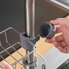 1/2 Drain Storage Rack, Sink Spherical Organizer, Hanging Installation, No Drilling, Can Be Used To Store Sponges, Soaps, Brushes, Towels, Bathroom Shower Storage Rack - Multicolor - View 6