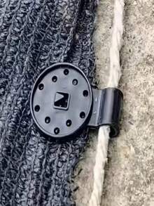 Clips para tela de sombra negra - Plástico PP duradero, múltiples tamaños, con anillos, adecuado para redes de sombra, lonas y telas de jardinería; Equipo de sombra para invernadero | Clips de red multipropósito | Clips impermeables, clips de red de sombra de plástico, clips de red de insectos, cerraduras de sombra agrícola, accesorios de tela de sombra para camping y buceo, redes de jardín y redes de pájaros - Equipo y accesorios de camping al aire libre. - A - Ver 4