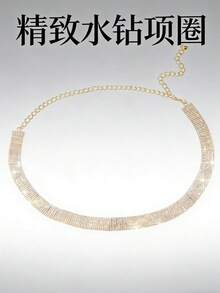 金色六排水钻镶嵌腰链毕业纪念款 - 金色 - 查看 2