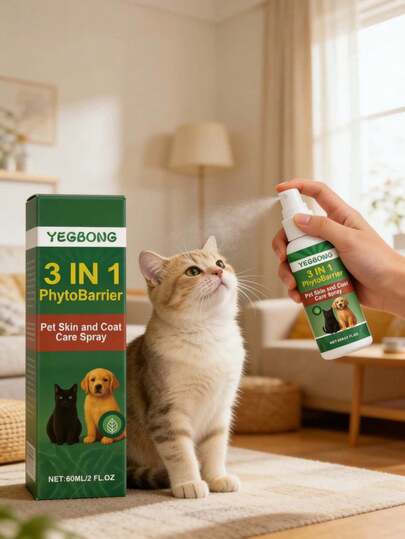 Spray suave hidratante para el cuidado de la piel y el pelaje de las mascotas. Este conjunto de spray para el cuidado de la piel y el pelaje de las mascotas está diseñado para brindar un cuidado diario suave a sus queridas mascotas. La textura de rocío fino se absorbe fácilmente, hidratando profundamente la piel seca, suavizando el pelaje esponjoso y mejorando las condiciones rizadas y enredadas. El producto es apto para uso externo diario.