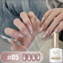 MIANEL GEL 10毫升夏季指甲油套装 - 粉色、金色、白色月光芭蕾、猫眼凝胶指甲油、2026新款裸粉色、肤色、亮金色闪粉、玻璃珠指甲油、美甲用品 - 彩色 - 查看 9