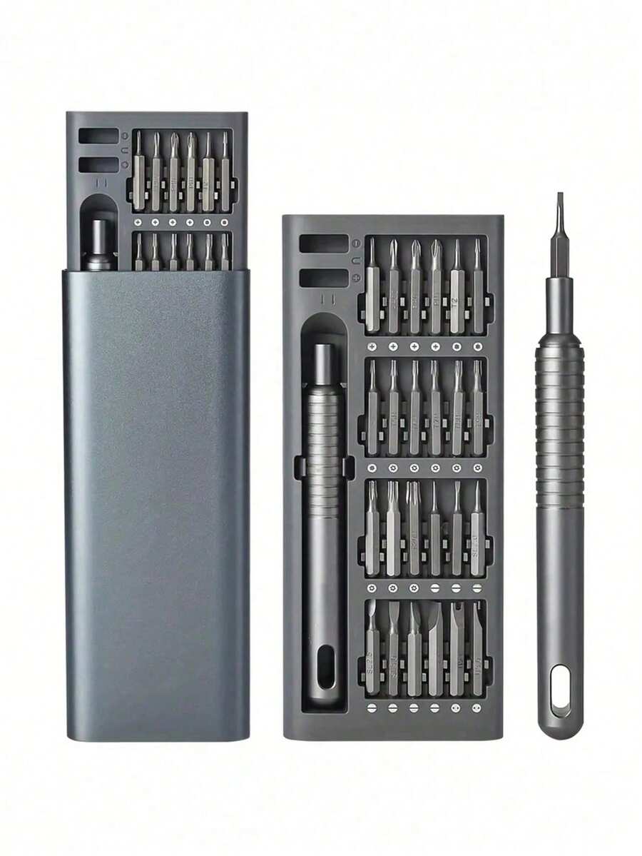 1 Set 25-In-1 Precision Screwdriver Kit, Made Of High-Quality Steel, Mini Magnetic Repair Tool Set Suitable For Smartphones, Computers, Watches, Laptops, Game Consoles, Glasses, Electronics And More