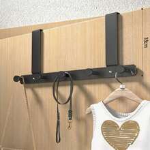 1 Stück 18cm hoher Über-die-Tür-Hänger mit Haken, einfach zu installieren, ohne Löcher bohren zu müssen, Metall Über-die-Tür-Hänger zum Aufhängen von Hüten, Schlüsseln, platzsparende Aufbewahrung für Zuhause, für Eingang, Badezimmer, Schlafzimmer, Zuhause, Wohnheim, seine Kommentare, seine Tasche aufhängen, Kleiderbügel, Interessen, Beziehungen, Wandregale, Wandhalter, Klebstoffe, Türhaken, Wandaufkleber, Kommentare - A - Übersicht 11